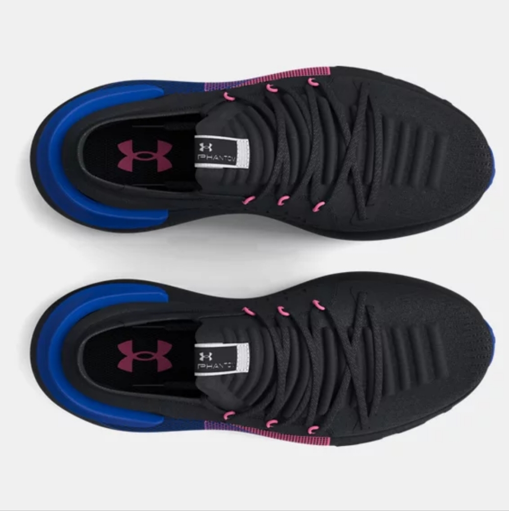 NWOT Men's Under Armour HOVR Phantom 3 Running Shoes - Black - Picture 2 of 5